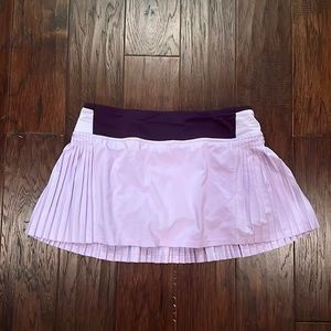 Lululemon Purple Pleated Skirt